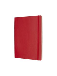   MOLESKINE NOTESZ QP621F2 PUHA SKARLÁT PIROS "XL" VONALAS (7490145004)