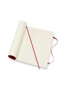 MOLESKINE NOTESZ QP621F2 PUHA SKARLÁT PIROS "XL" VONALAS (7490145004)