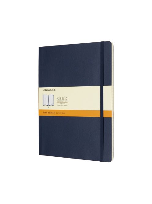MOLESKINE NOTESZ QP621B20 PUHA ZAFÍR KÉK "XL" VONALAS (7490145005)