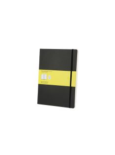   MOLESKINE NOTESZ QP622 PUHA FEKETE ""XL"" KOCKÁS (7490146000)