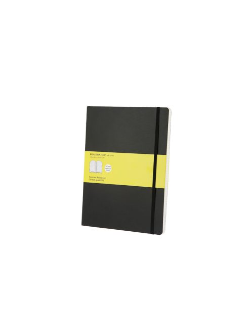 MOLESKINE NOTESZ QP622 PUHA FEKETE ""XL"" KOCKÁS (7490146000)