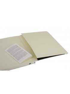   MOLESKINE NOTESZ QP622 PUHA FEKETE ""XL"" KOCKÁS (7490146000)