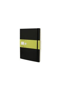   MOLESKINE NOTESZ QP623 PUHA FEKETE ""XL"" SIMA (7490147000)