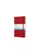 MOLESKINE NOTESZ QP066F2 KEMÉNY SKARLÁT PIROS "L" PONTOZOTT (7490173002)