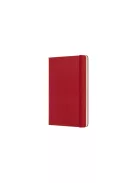 MOLESKINE NOTESZ QP066F2 KEMÉNY SKARLÁT PIROS "L" PONTOZOTT (7490173002)