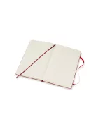 MOLESKINE NOTESZ QP066F2 KEMÉNY SKARLÁT PIROS "L" PONTOZOTT (7490173002)