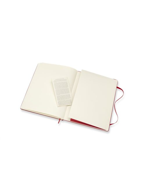 MOLESKINE NOTESZ QP090F2 KEMÉNY SKARLÁT PIROS "XL" VONALAS (7490174001)