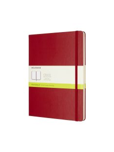   MOLESKINE NOTESZ QP092F2 KEMÉNY SKARLÁT PIROS "XL" SIMA (7490176001)