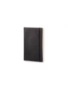 MOLESKINE NOTESZ QP619 PUHA FEKETE "L" PONTOZOTT (7490180000)