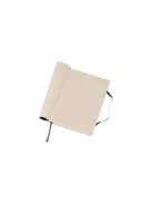 MOLESKINE NOTESZ QP619 PUHA FEKETE "L" PONTOZOTT (7490180000)