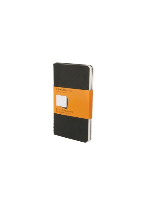 MOLESKINE JEGYZETFÜZET CAHIER 3DB QP311 FEKETE ""P"" VONALAS (7500091000)