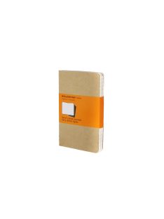   MOLESKINE JEGYZETFÜZET CAHIER 3DB QP411 BARNA ""P"" VONALAS (7500091001)