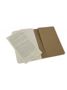 MOLESKINE JEGYZETFÜZET CAHIER 3DB QP411 BARNA ""P"" VONALAS (7500091001)
