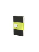 MOLESKINE JEGYZETFÜZET CAHIER 3DB QP313 FEKETE ""P"" SIMA (7500092000)