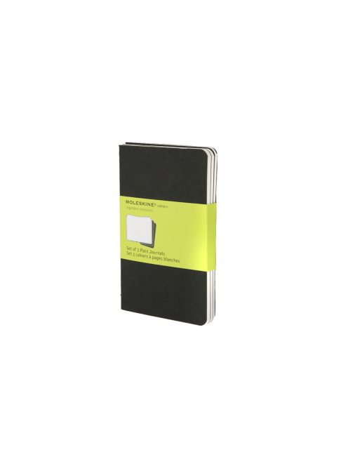 MOLESKINE JEGYZETFÜZET CAHIER 3DB QP313 FEKETE ""P"" SIMA (7500092000)