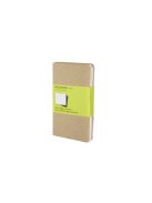 MOLESKINE JEGYZETFÜZET CAHIER 3DB QP413 BARNA ""P"" SIMA (7500092001)