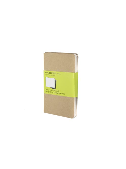 MOLESKINE JEGYZETFÜZET CAHIER 3DB QP413 BARNA ""P"" SIMA (7500092001)