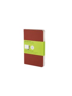   MOLESKINE JEGYZETFÜZET CAHIER 3DB CH113 PIROS ""P"" SIMA (7500092002)