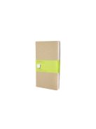 MOLESKINE JEGYZETFÜZET CAHIER 3DB QP418 BARNA ""L"" SIMA (7500093001)