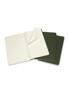   MOLESKINE JEGYZETFÜZET CAHIER 3DB CH018K15 MIRTUSZ ZÖLD "L" SIMA (7500093005)