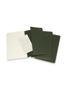   MOLESKINE JEGYZETFÜZET CAHIER 3DB CH018K15 MIRTUSZ ZÖLD "L" SIMA (7500093005)