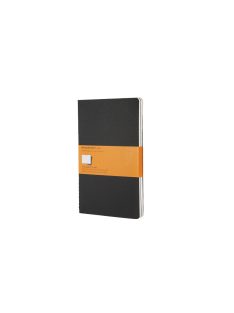   MOLESKINE JEGYZETFÜZET CAHIER 3DB QP316 FEKETE ""L"" VONALAS (7500094001)
