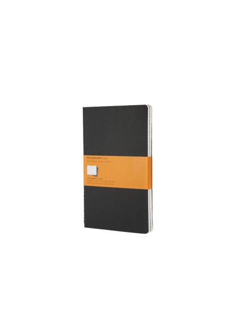 MOLESKINE JEGYZETFÜZET CAHIER 3DB QP316 FEKETE ""L"" VONALAS (7500094001)