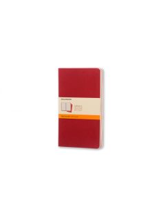   MOLESKINE JEGYZETFÜZET CAHIER 3DB CH116VF PIROS "L" VONALAS (7500094003)