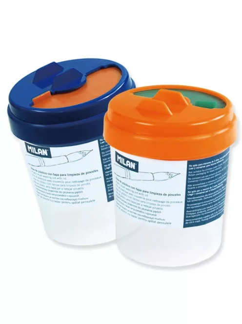Ecsettál MILAN Glass, két rekeszes, visszazárható tető (8411574021216)