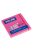 Öntapadó jegyzettömb MILAN, 75x75 mm, 80 lapos, neon pink színű (8411574854326)