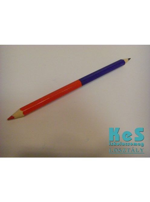 Vastag postairon ceruza, piros-kék (8593539122838)