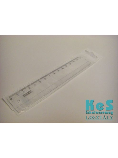 15cm-es műanyag vonalzó (8593540112965)