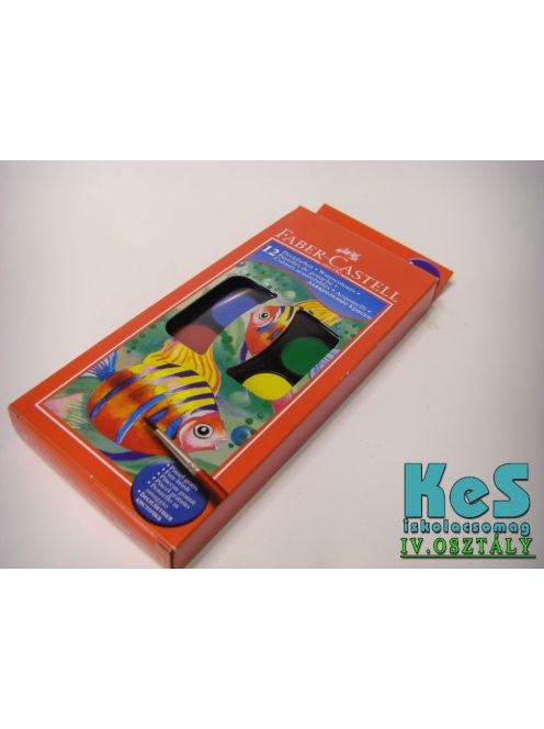 Faber Castell 12 db-os vízfesték 125011, 24mm (8690826250110)