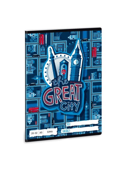 Ars Una 2032, SIMA A/5 FÜZET THE GREAT CITY (899) 19 (93618991)