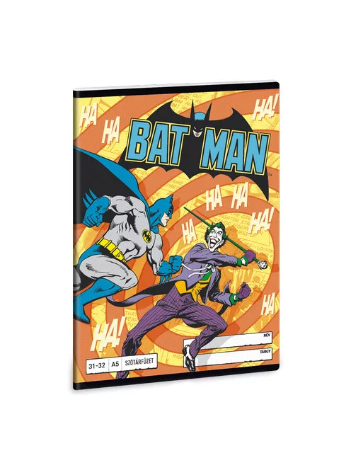 Ars Una Batman A/5 szótárfüzet 3132