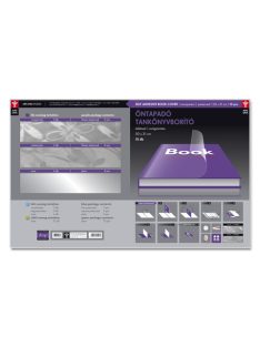   Ars Una TANKÖNYVBORÍTÓ - ÖNTAPADÓS 50X33 CM VIRÁGMINTÁS  (446) 12 (93824460)