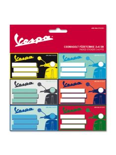 Ars Una Vespa csomagolt füzetcímke (3x6 db)