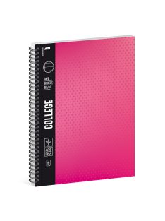   Ars Una SPIRÁLFÜZET COLLEGE A4-VONALAS PINK (562) 19 (95135625)