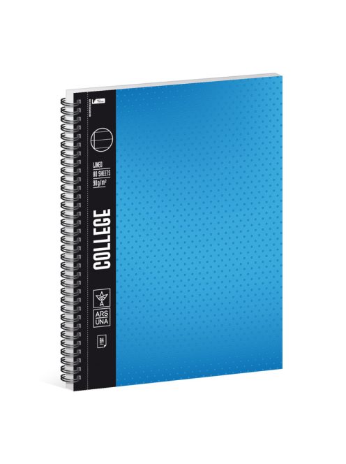 Ars Una SPIRÁLFÜZET COLLEGE A4-VONALAS KÉK (563) 19 (95135632)