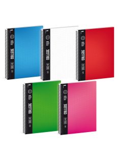   Ars Una SPIRÁLFÜZET COLLEGE A4-NÉGYZETHÁLÓS 5 SZÍNŰ MIX (565) 19 (95145655)