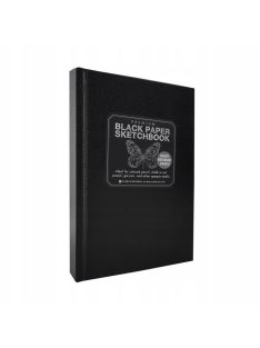   Sketchbook - vázlatfüzet A/5 fekete lapú 1628 (9781441331625)