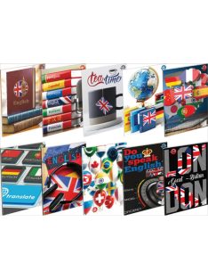   Füzet T-Creativ A/4 82-32 szótár, 10 vegyes minta, 20 db/csom.