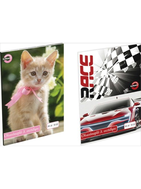 Füzet T-Creativ mesefüzet A/5 12-32 3. oszt. vonalas+sima, 10 db/cs. 32 lapos, olvasónapló