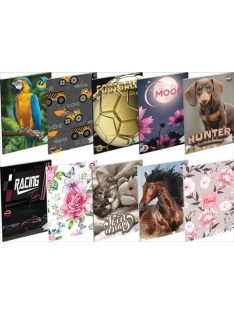   Leckefüzet T-Creativ A/5 36 lapos, vegyes minták, 20 db/csom.