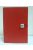 Swarovski kristályos bőr notesz, piros (AGB1853)