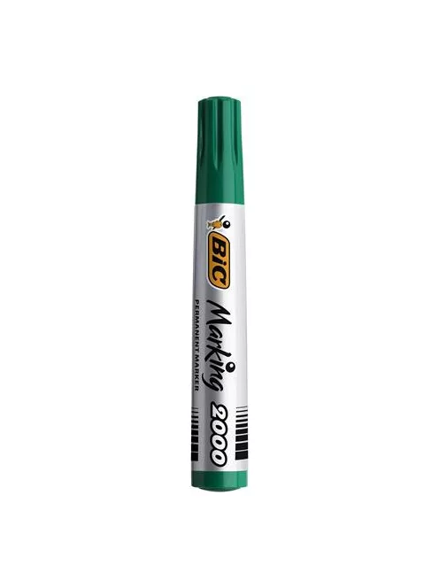Alkoholos marker, 4,95 mm, kúpos, BIC "ECO 2000" zöld (BC8209123)