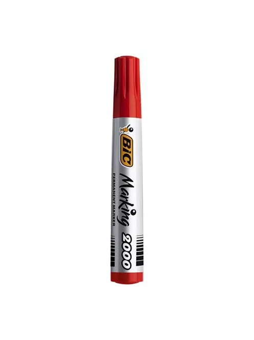Alkoholos marker, 4,95 mm, kúpos, BIC "ECO 2000" piros (BC8209133)