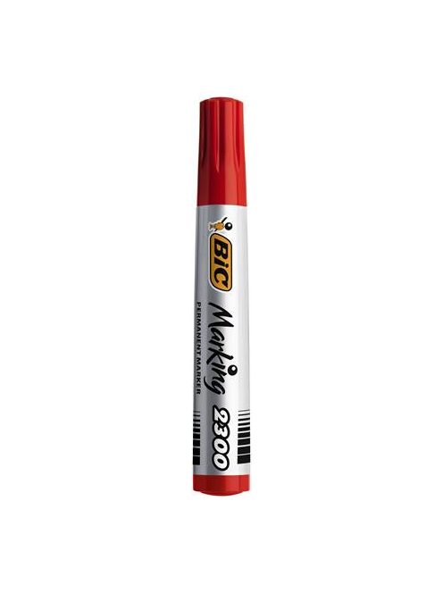 Alkoholos marker, 3,7-5,5 mm, vágott, BIC "ECO 2300" piros (BC8209243)
