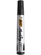 Alkoholos marker, 3,7-5,5 mm, vágott, BIC "ECO 2300" fekete (BC8209263)