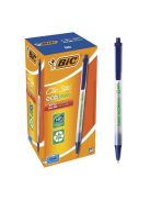 Golyóstoll, 0,32 mm, nyomógombos, BIC "Clic Stic ecolutions", kék (BC8806891)
